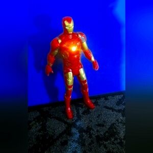 Marvel iron man talking lights up 12inch Red and Gold Iron Man Action Figure